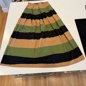 Italian Cotton Maxi Skirt with Pockets